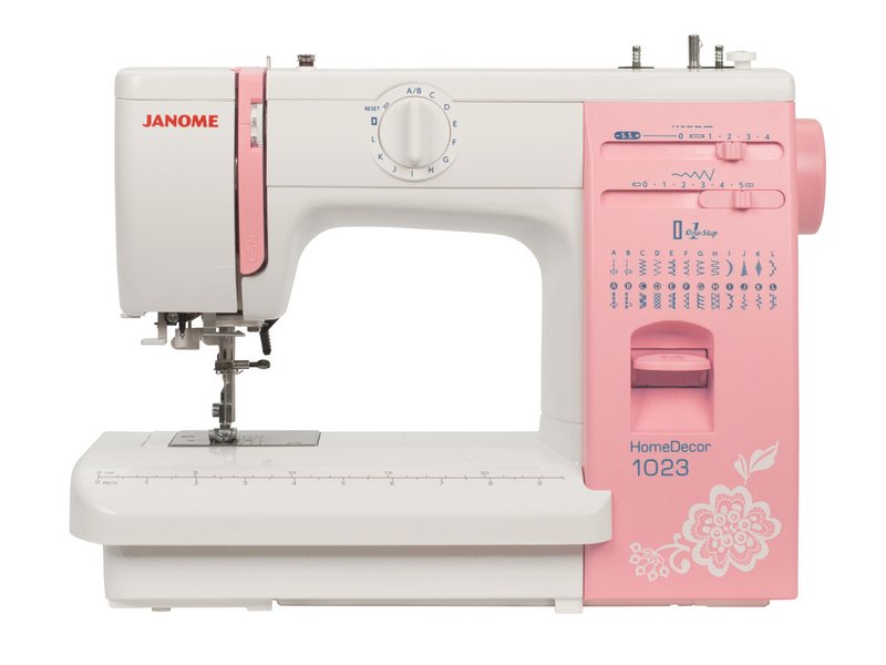 Швейная машина Janome HomeDecor 1023 (HomeDecor1023), электромеханическое управление, качающийся челнок, количество операций: 23