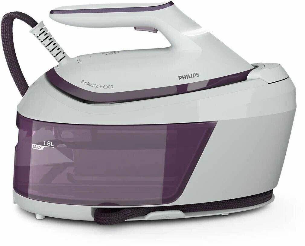 Парогенератор Philips PSG6020/30 PetfectCare белый/фиолетовый
