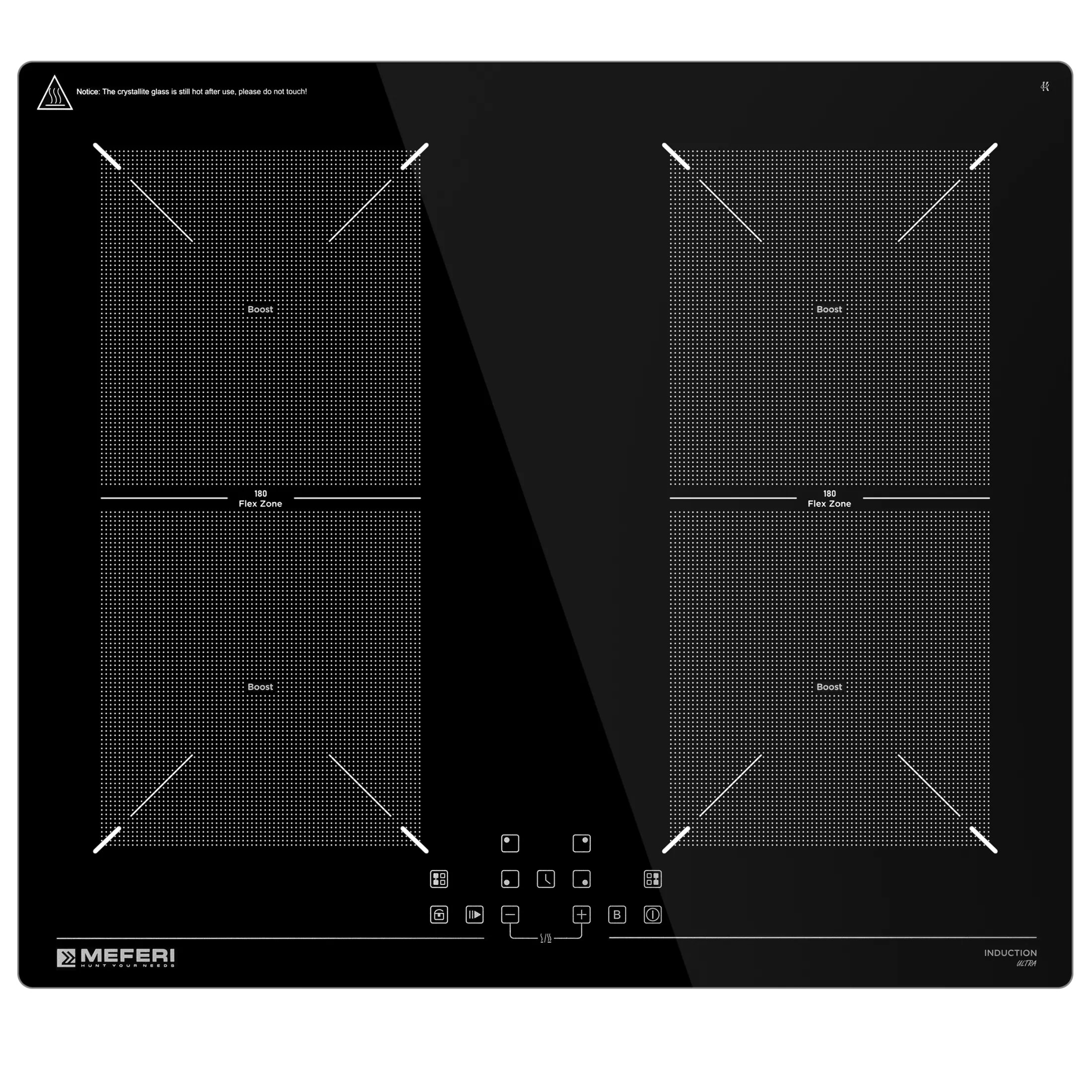 Варочная поверхность Meferi MIH604BK Ultra