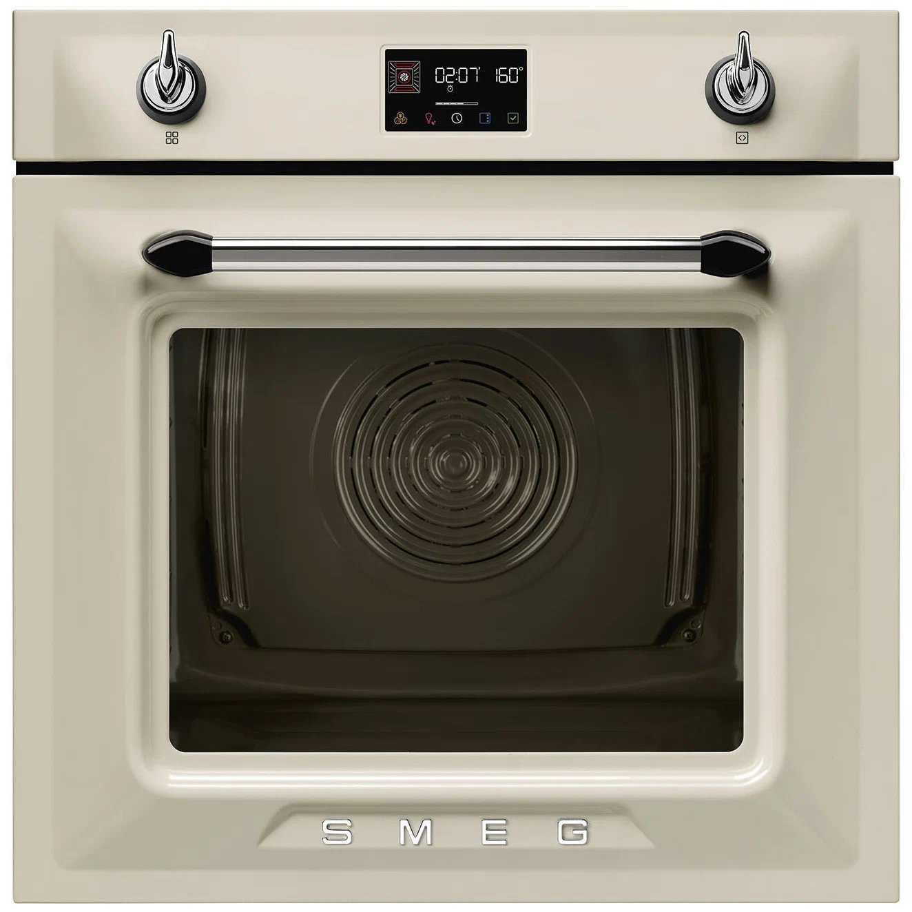 Духовой шкаф SMEG SOP6902S2PP Victoria многофункциональный с пароувлажнением и пиролизом, 60см, 12 функций кремовый