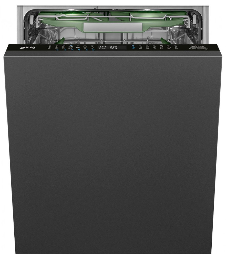 Встраиваемая посудомоечная машина Smeg STL7324AQLLW 60см, 14 комплектов, сенсорное управление, LED дисплей, орбитальная система мойки