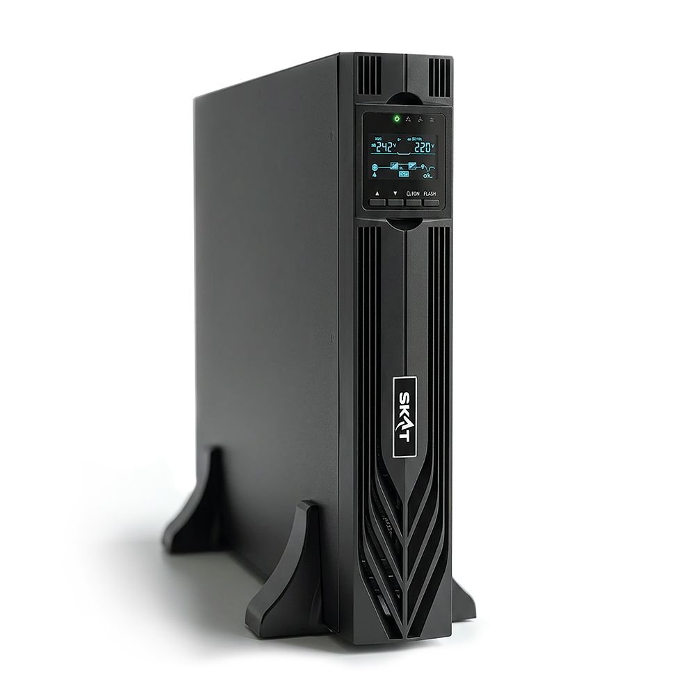 Источник бесперебойного питания Бастион SKAT-UPS 1000-RACK-ON-E P3 1000 Вт, Онлайн, синус, внешн. АКБ 24В, 8хC13