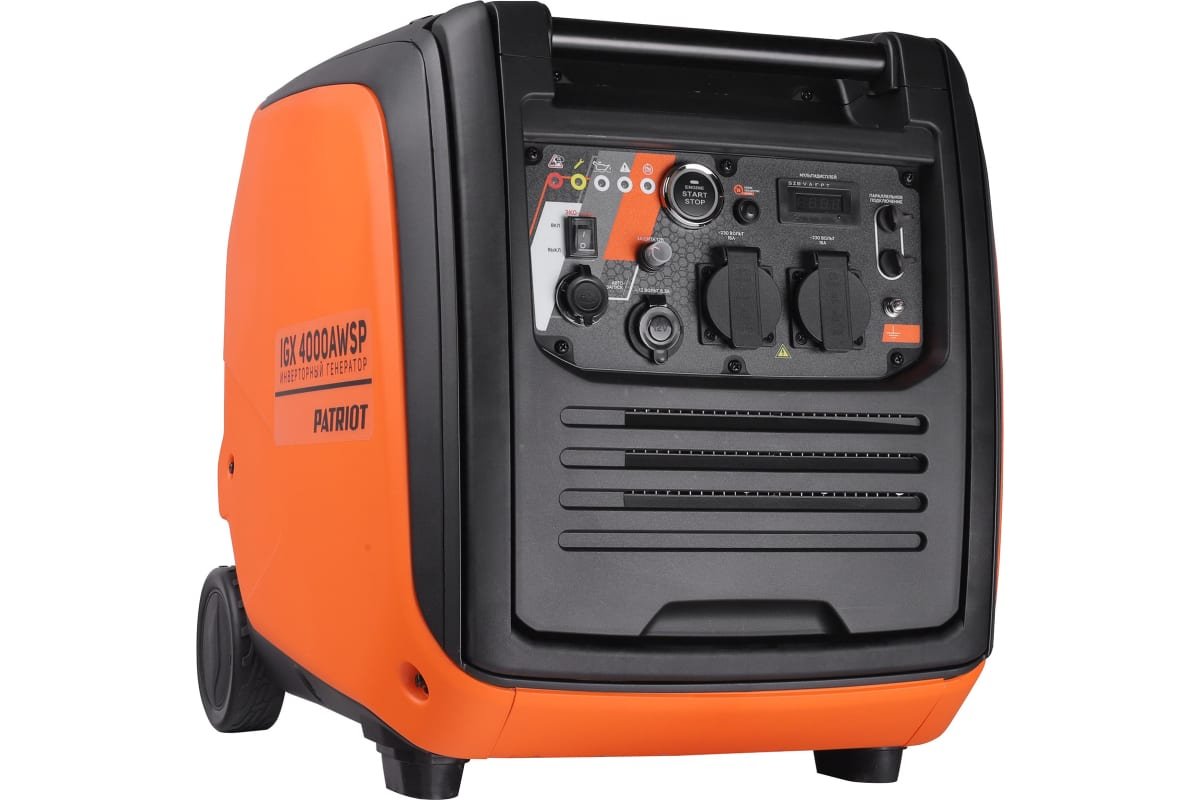 Генератор бензиновый Patriot iGX 4000AWSP инвертор, закрытый корпус