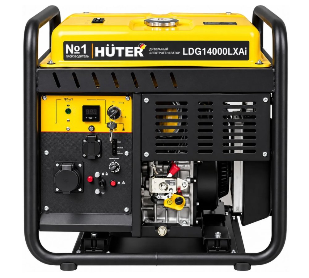 Генератор дизельный Huter LDG 14000LXАi, 11кВт, инвертор