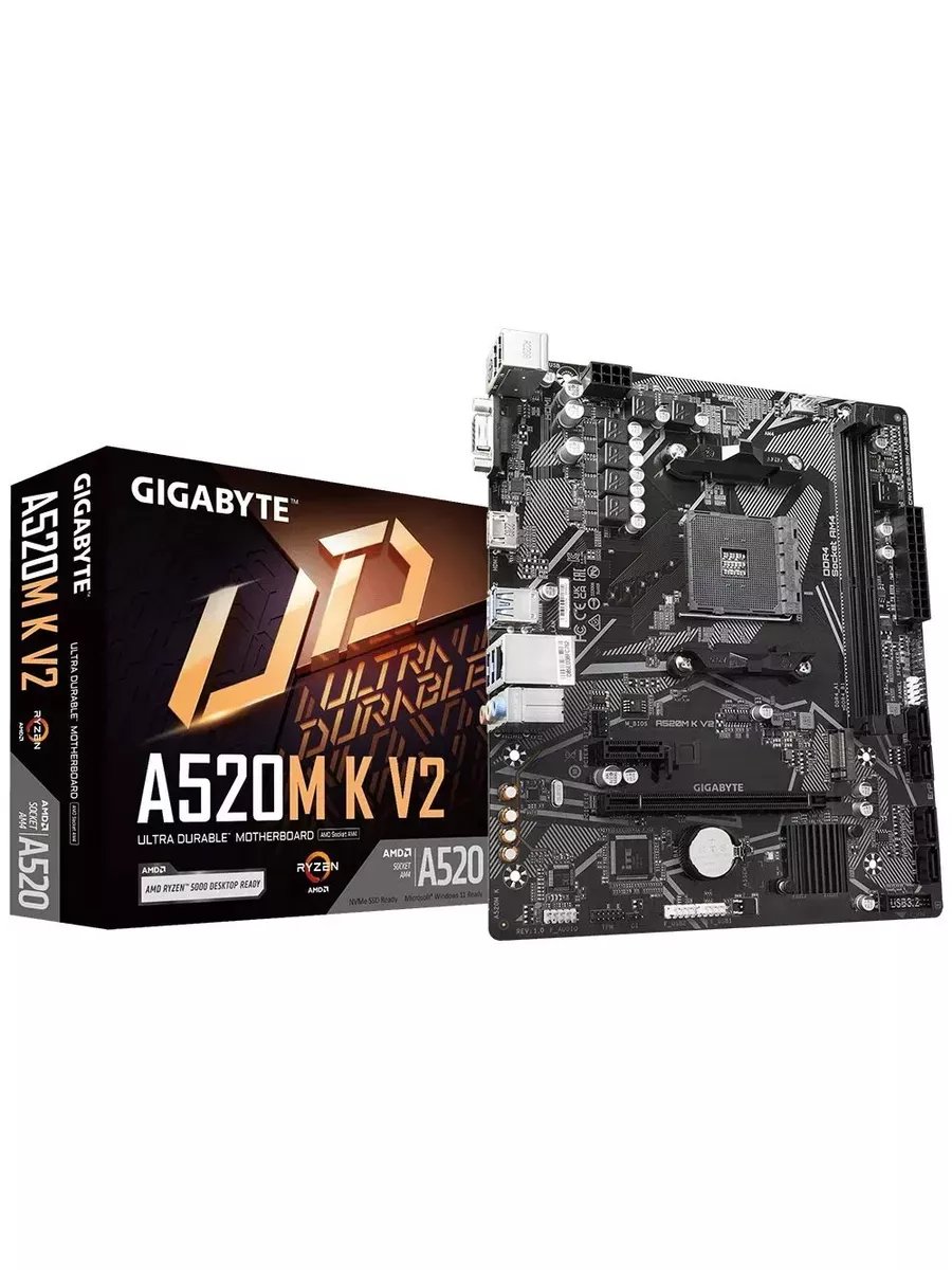Материнская плата Gigabyte A520M-K V2