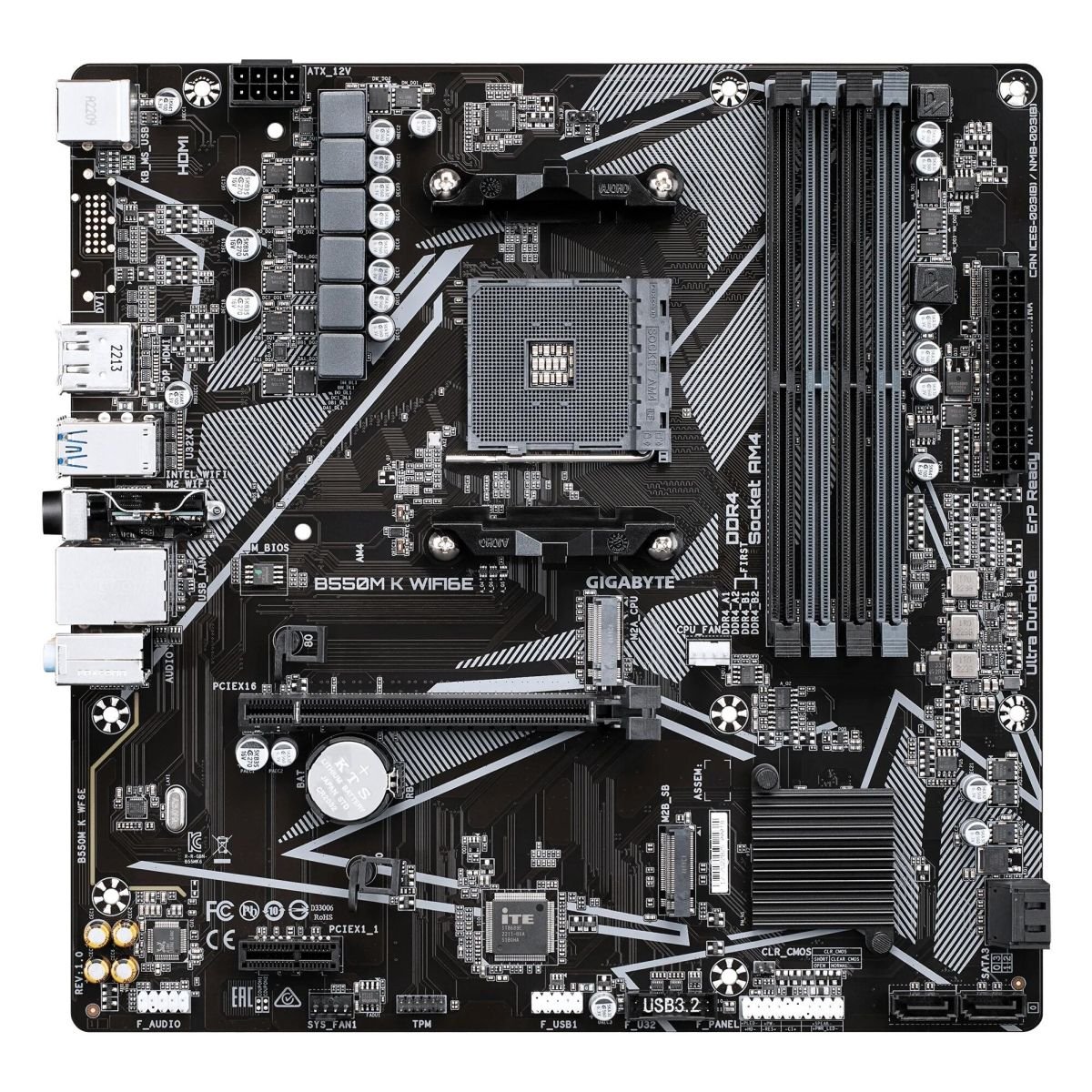 Материнская плата Gigabyte B550M-K