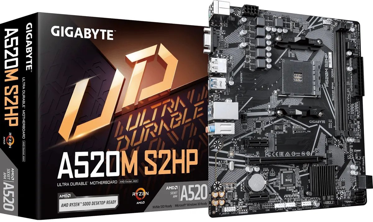 Материнская плата Gigabyte A520M K V2 Socket AM4